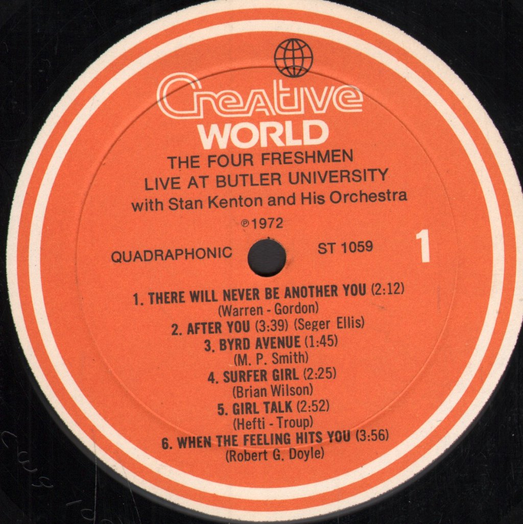 Four Freshmen - Live At Butler University - Double Lp