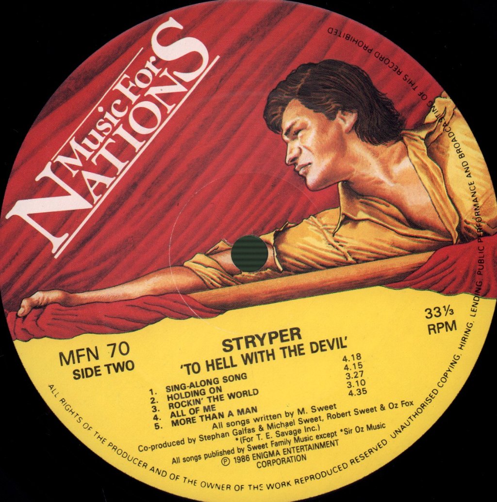 Stryper - To Hell With The Devil - Lp