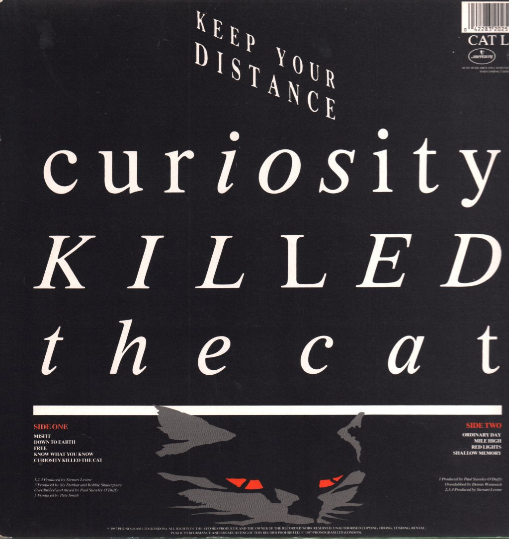 Curiosity Killed The Cat - Keep Your Distance - Lp