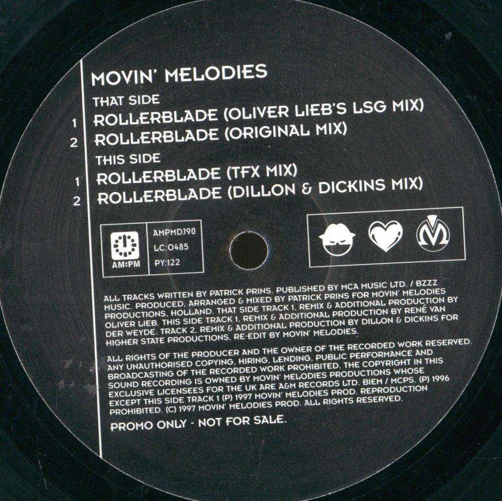 Movin' Melodies - Rollerblade - 12 Inch