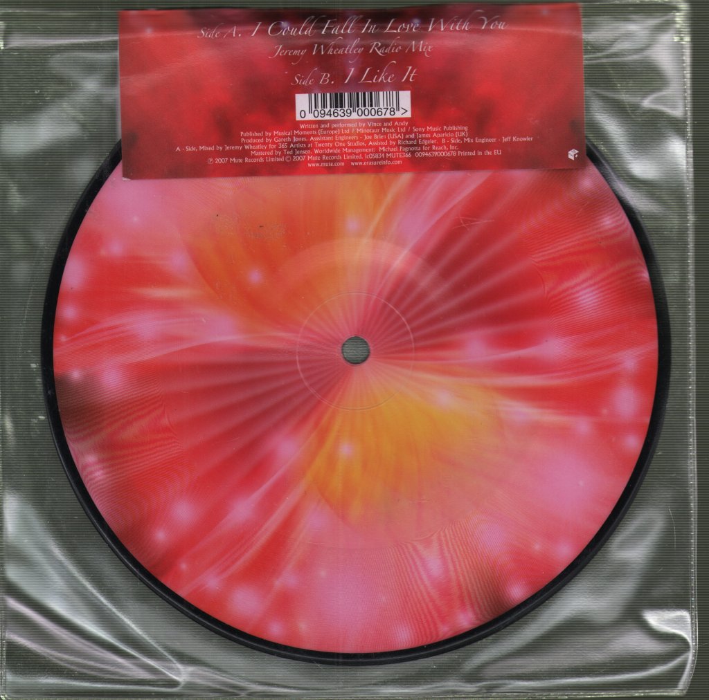 Erasure - I Could Fall In Love With You - 7 Inch