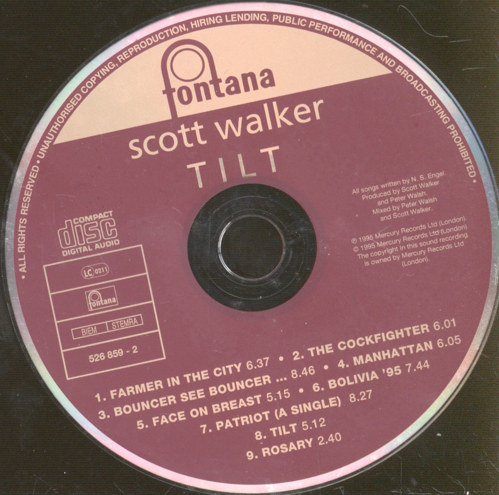 Scott Walker - Tilt - Cd