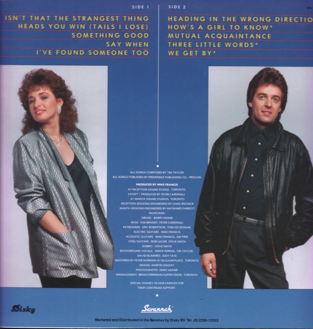 Anita Perras And Tim Taylor - Anita And Tim - Lp