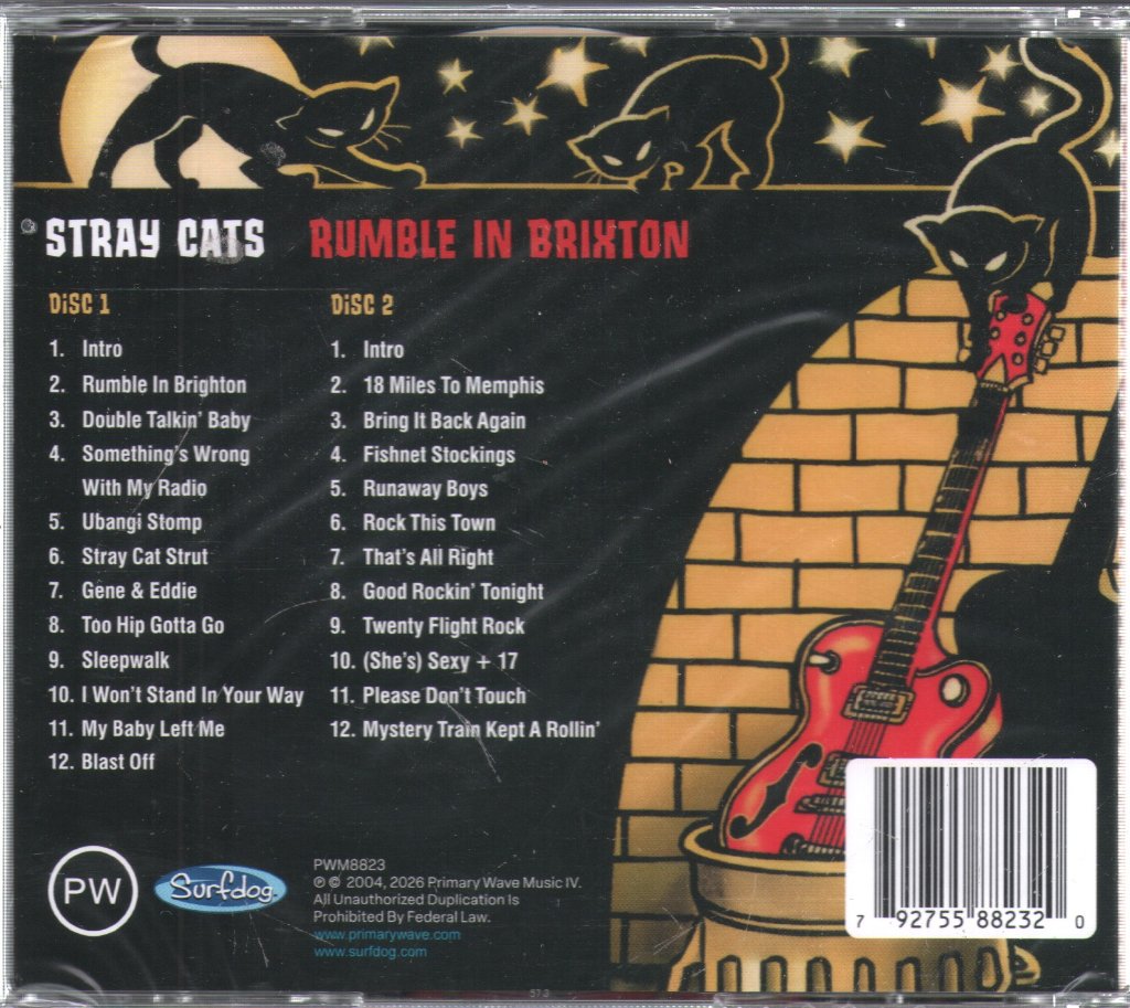 Stray Cats - Rumble In Brixton - Double Cd