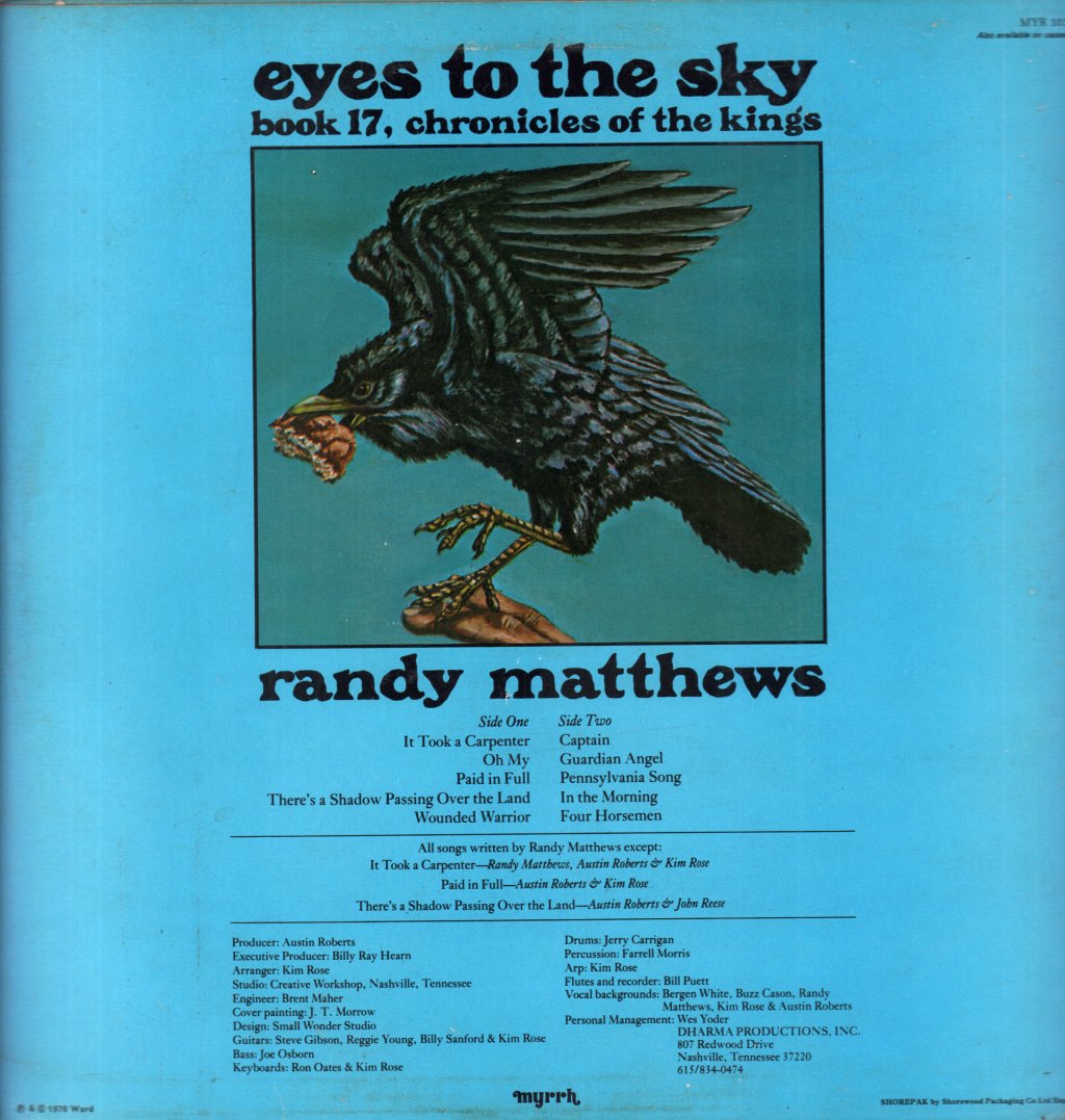 Randy Matthews - Eyes To The Sky - Lp