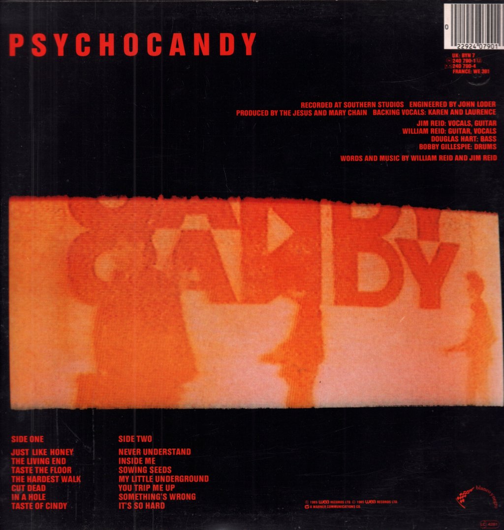 Jesus And Mary Chain - Psycho Candy - Lp