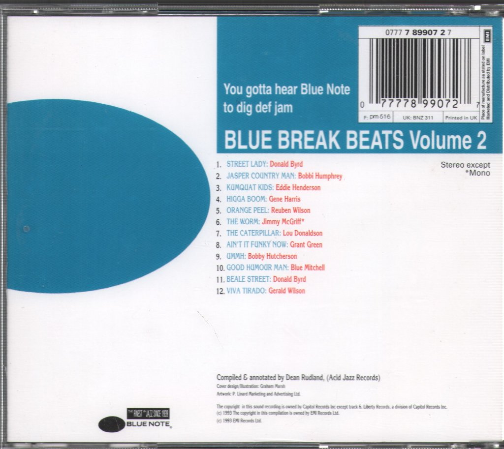 Various Artists - Blue Break Beats Volume Two - Cd