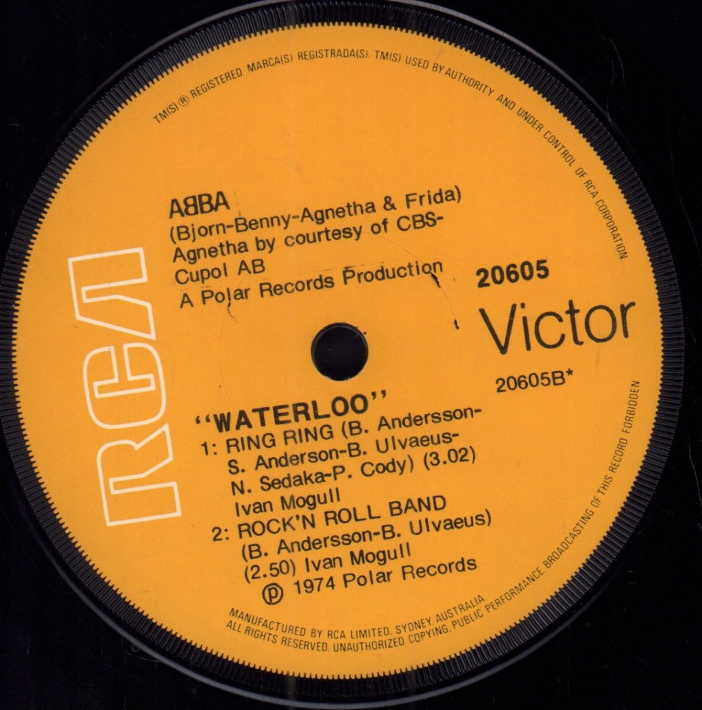ABBA - Waterloo - 7 Inch