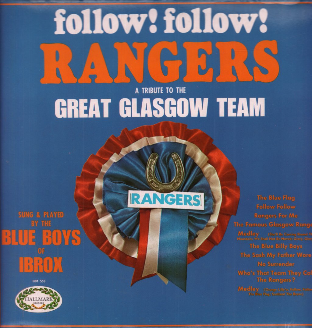 Blue Boys Of Ibrox - Follow Follow Rangers - Lp