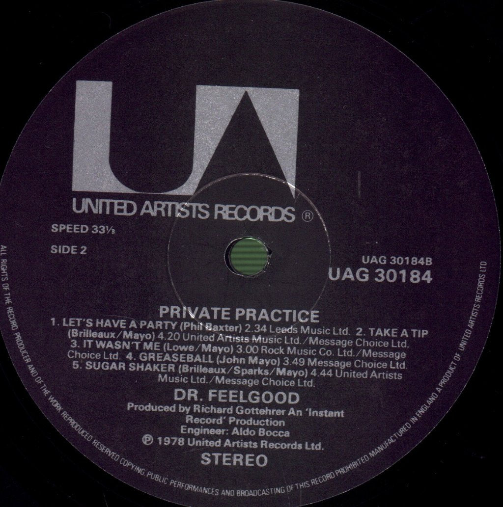 Dr. Feelgood - Private Practice - Lp