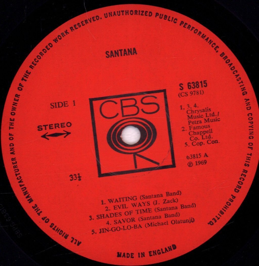 Santana - Santana - Lp