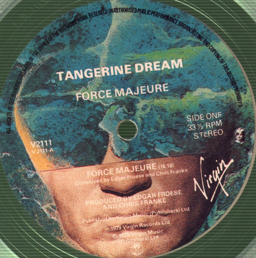 Tangerine Dream - Force Majeure - Lp