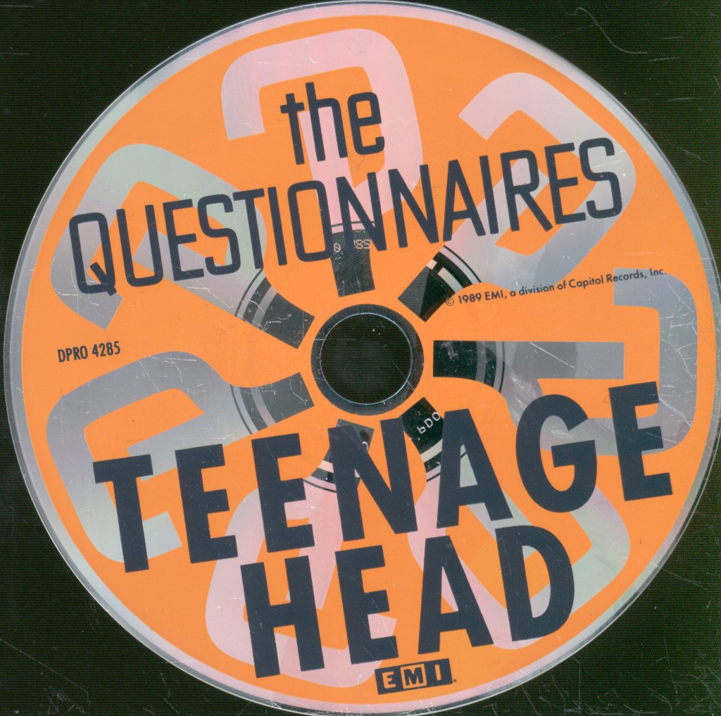 Questionnaires - Teenage Head - Cd