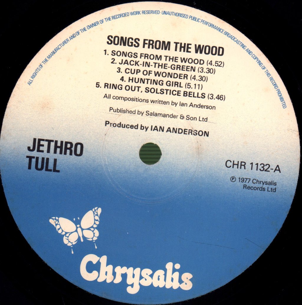 Jethro Tull - Songs From The Wood - Lp