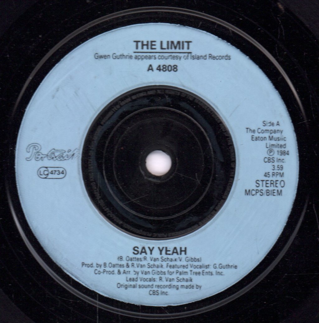 Limit (80'S Group) - Say Yeah - 7 Inch