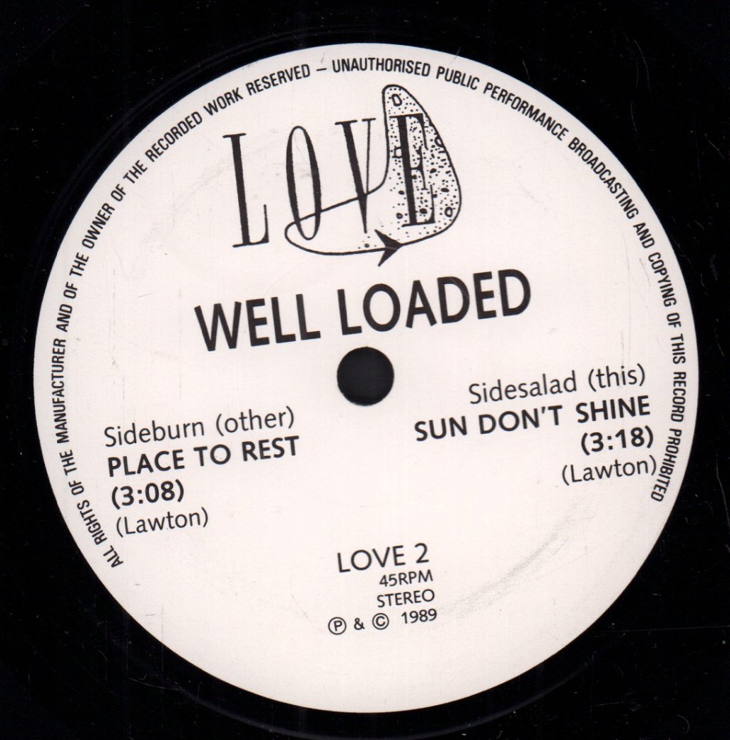 Well Loaded - Place To Rest - 7 Inch – Vinyl Tap