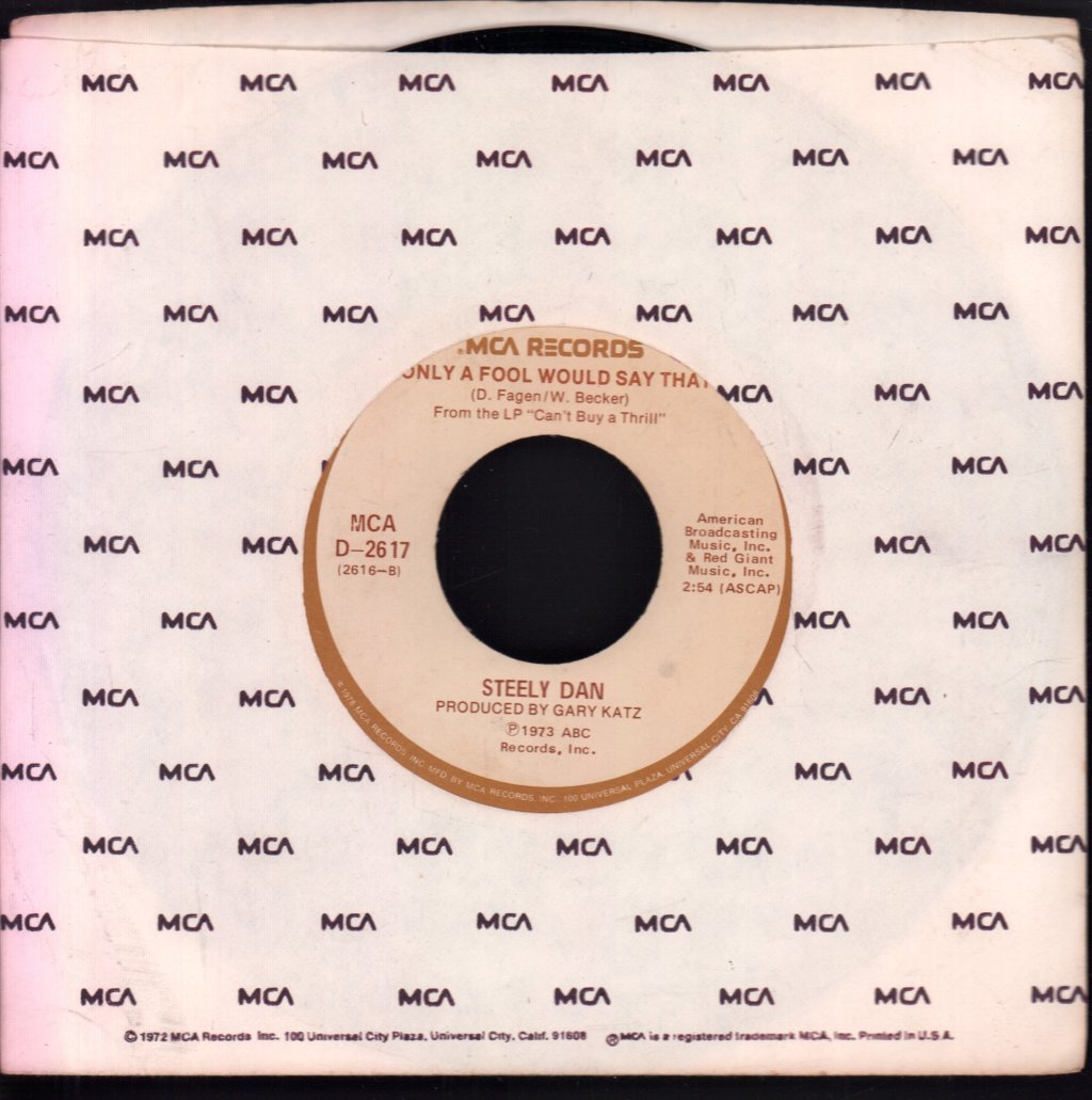 Steely Dan - Reelin' In The Years - 7 Inch