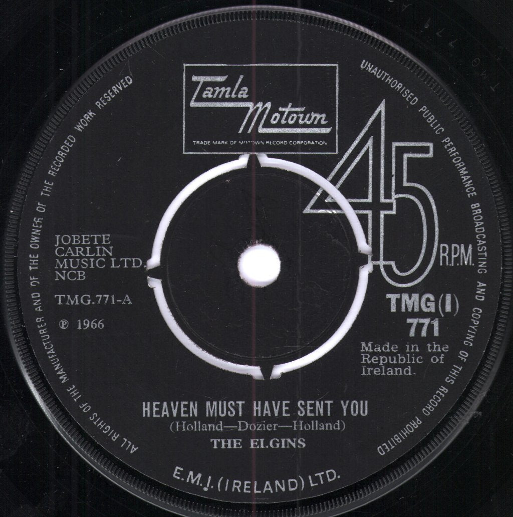 Elgins - Heaven Must Have Sent You - 7 Inch