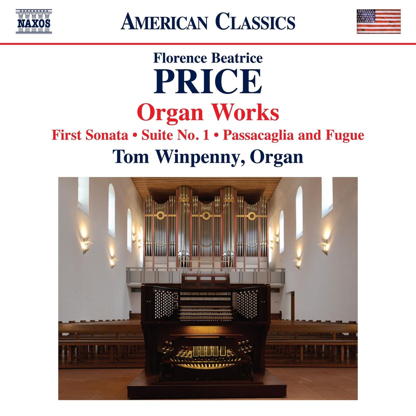 Tom Winpenny - Florence Beatrice Price: Organ Works (First Sonata; Suite No. 1; Passacaglia and Fugue) - Cd