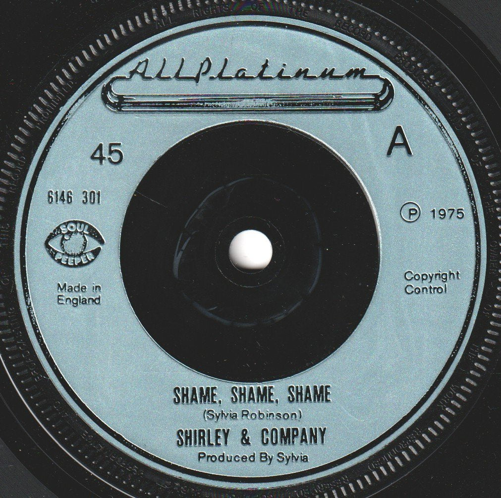 Shirley And Company - Shame Shame Shame - 7 Inch