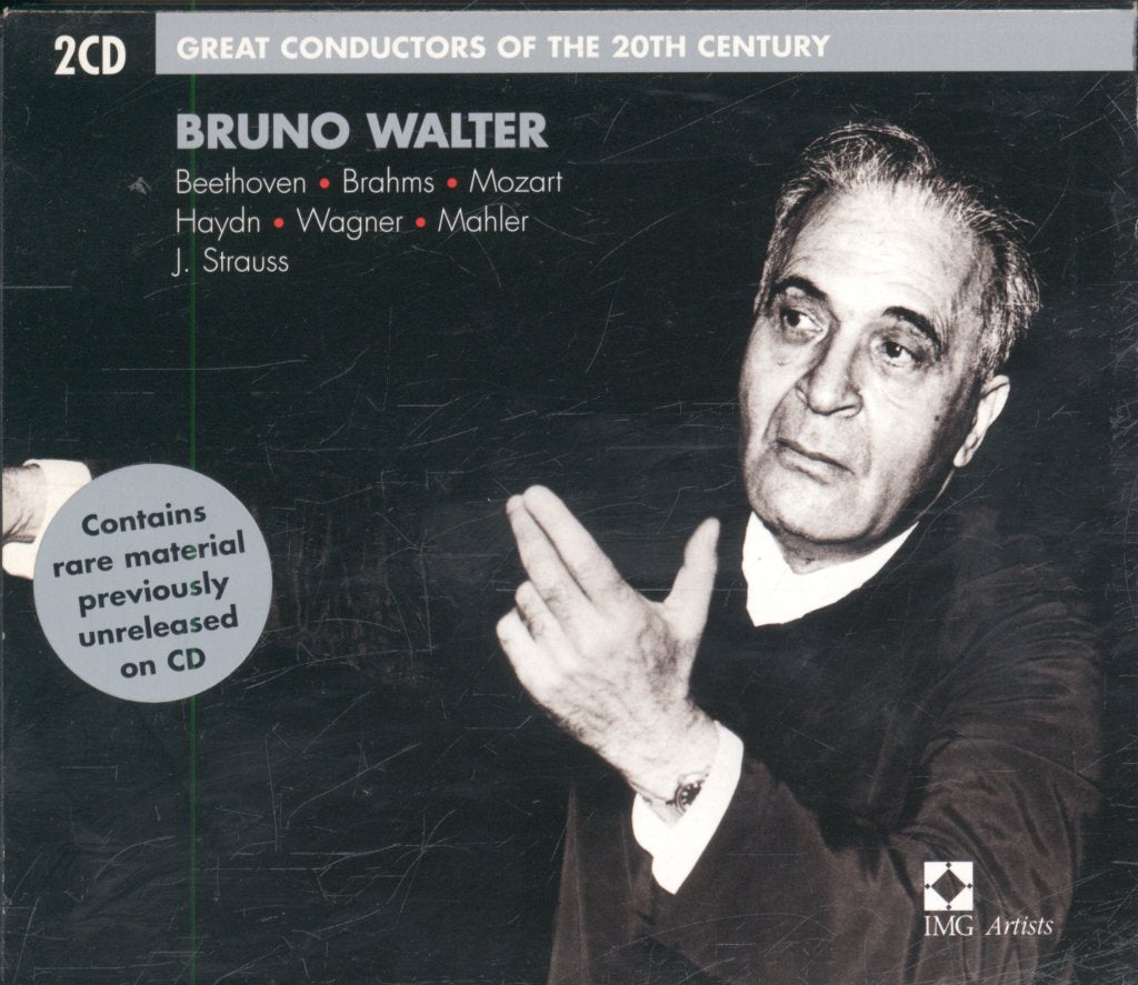 Bruno Walter - Great Conductors Of The 20th Century - Double Cd
