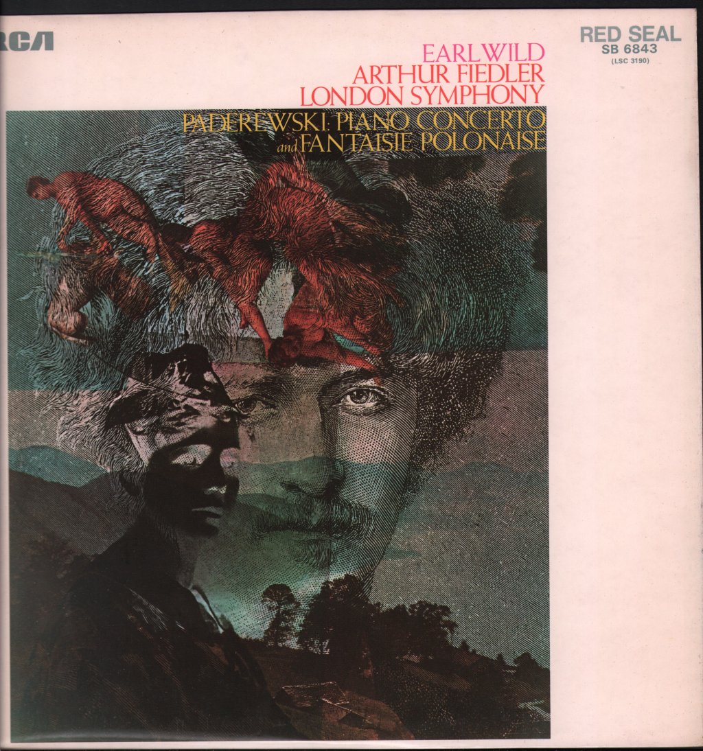 Earl Wild / Arthur Fiedler / London Symphony Orchestra - Paderewski - Piano Concerto In A Minor, Op. 17 - Lp
