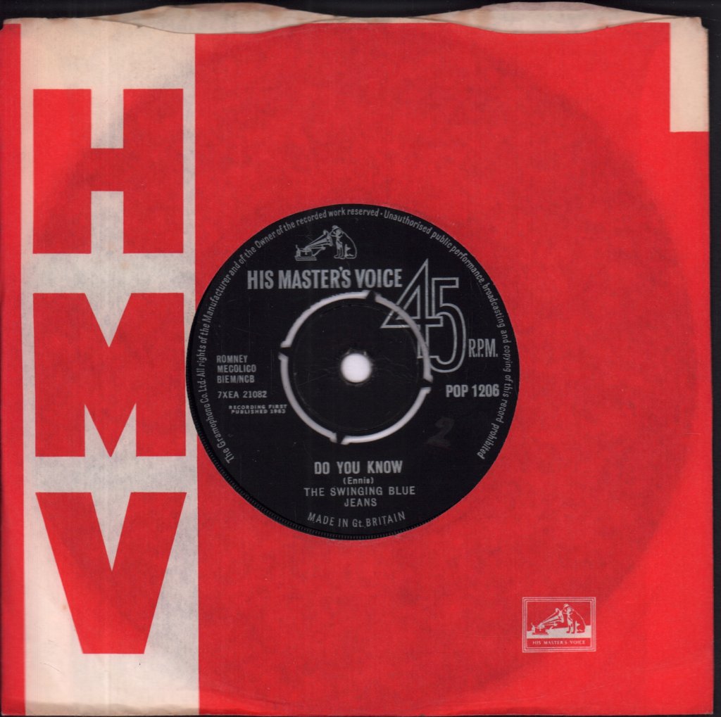 Swinging Blue Jeans - Do You Know - 7 Inch