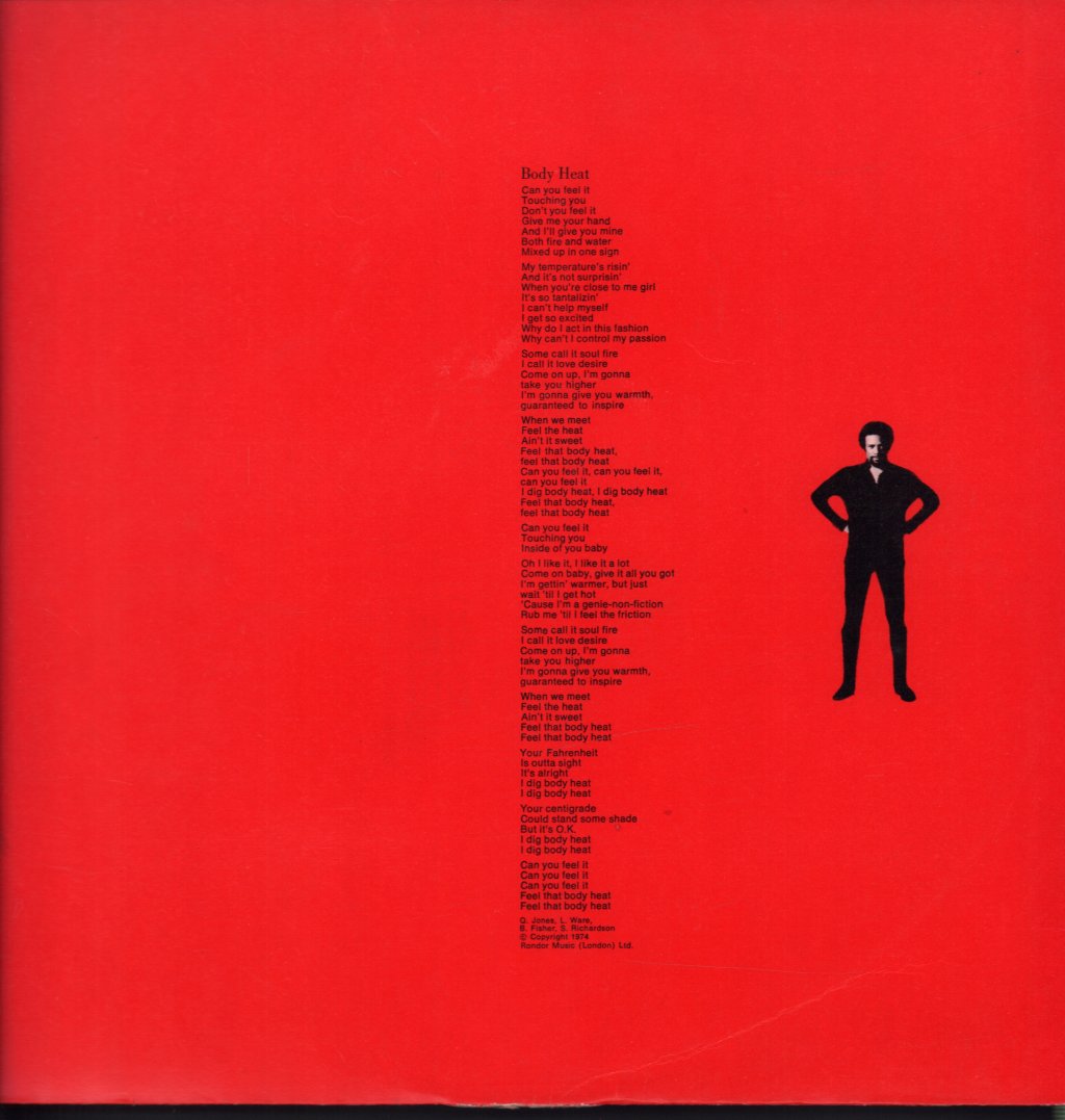 Quincy Jones - Body Heat - Lp