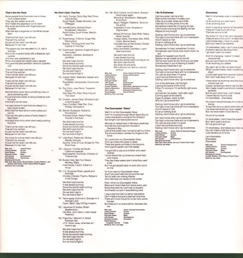 Billy Joel - Storm Front - Lp