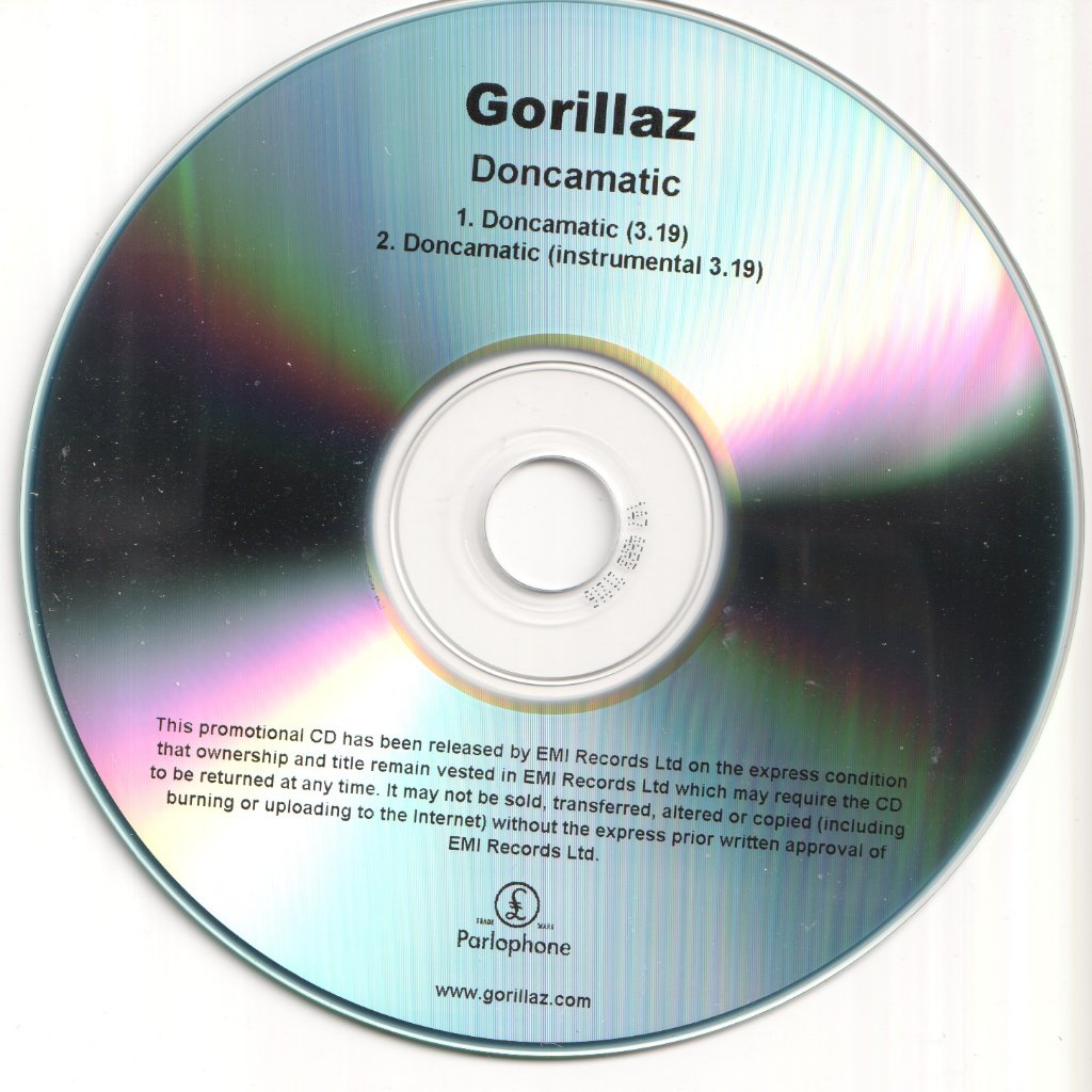 Gorillaz - Doncamatic - Cdr