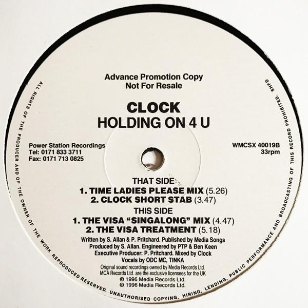 Clock - Holding On 4 U - 12 Inch