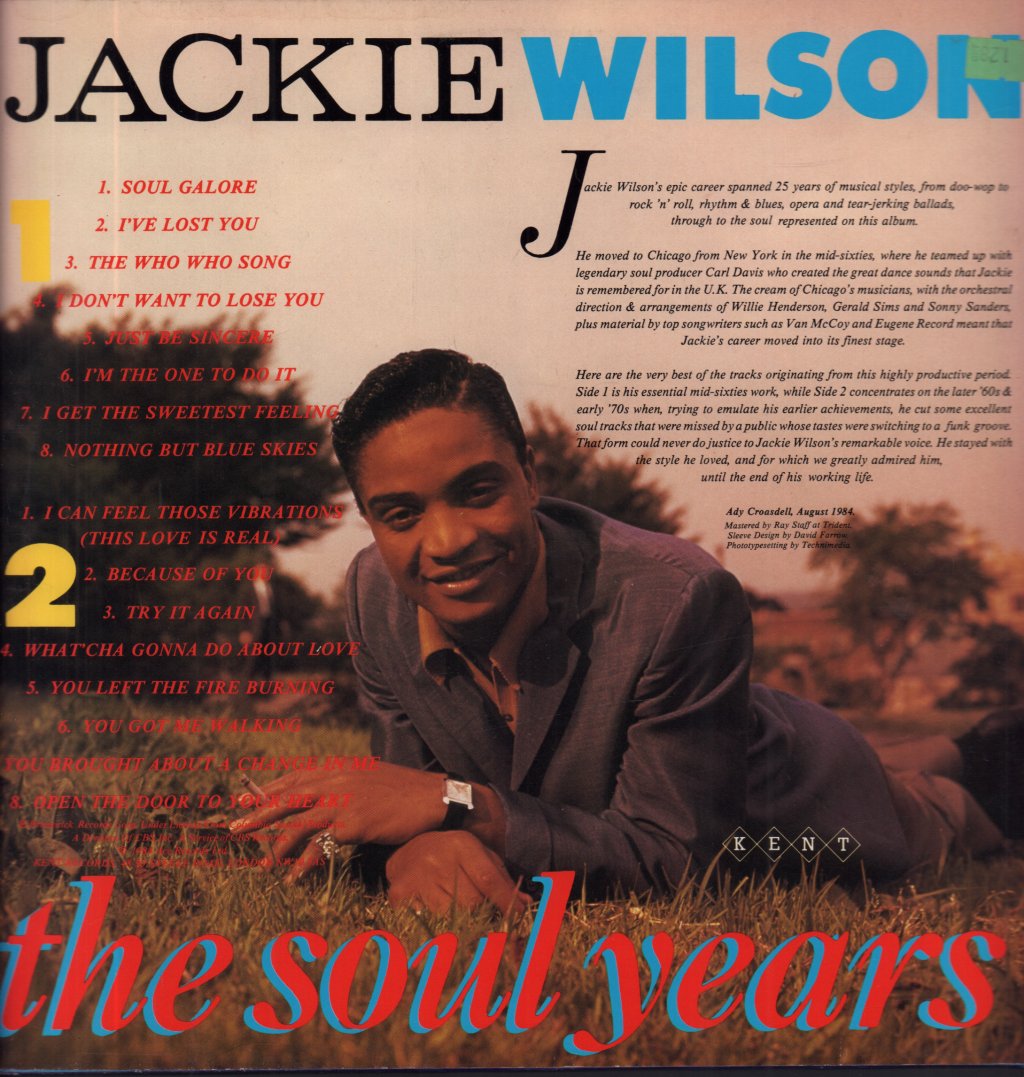 Jackie Wilson - Soul Years - Lp
