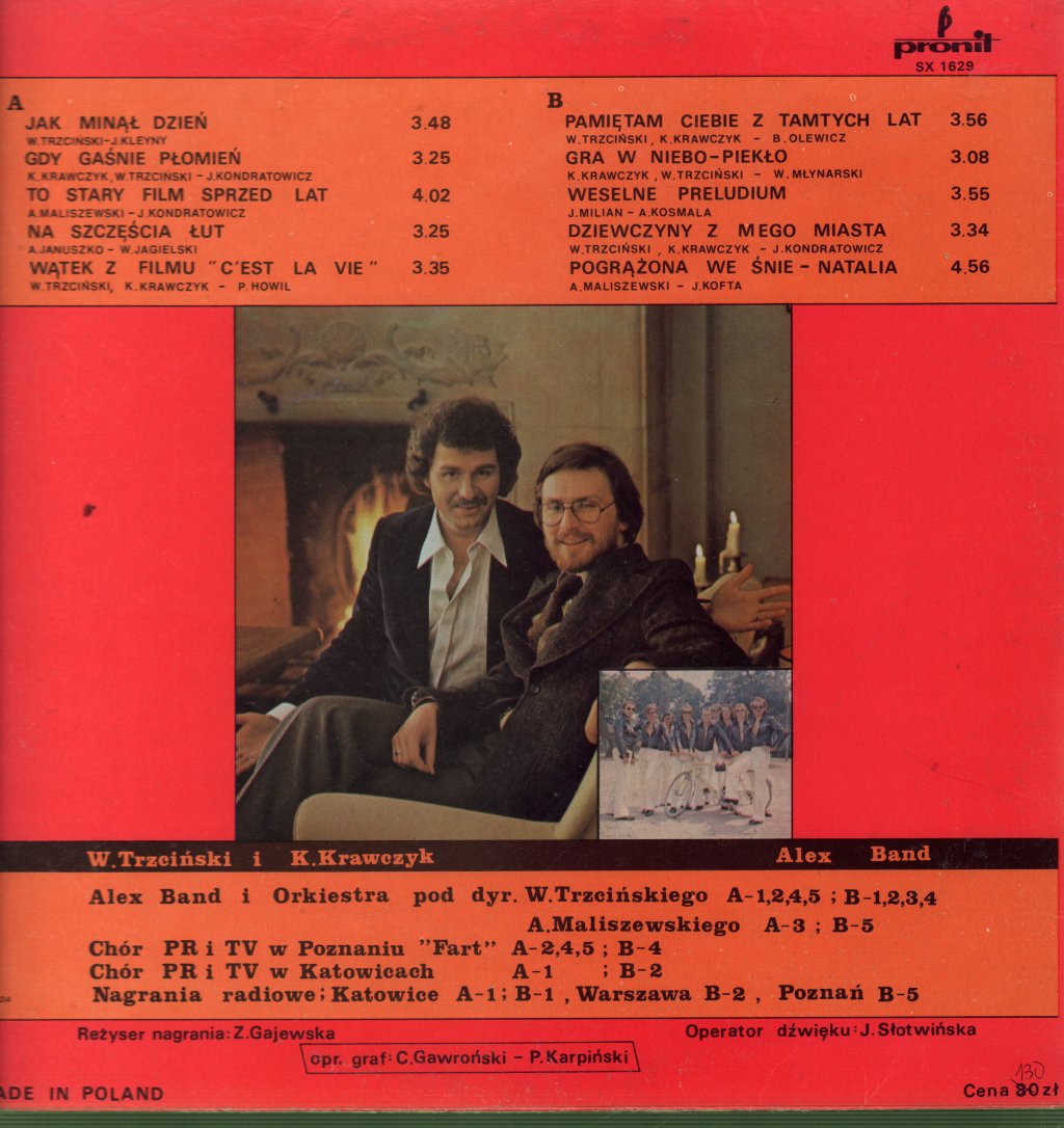 Krzysztof Krawczyk - Jak Minął Dzień - Lp