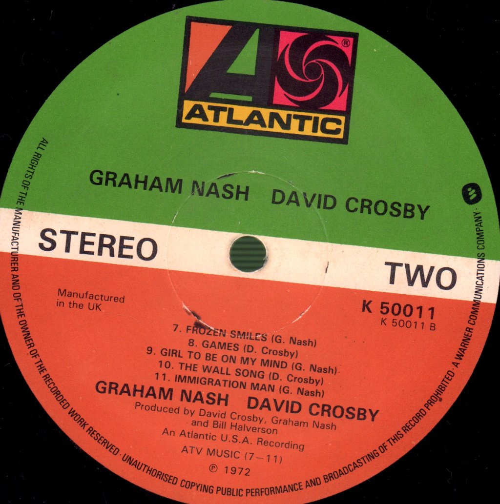 Graham Nash/David Crosby - Graham Nash David Crosby - Lp