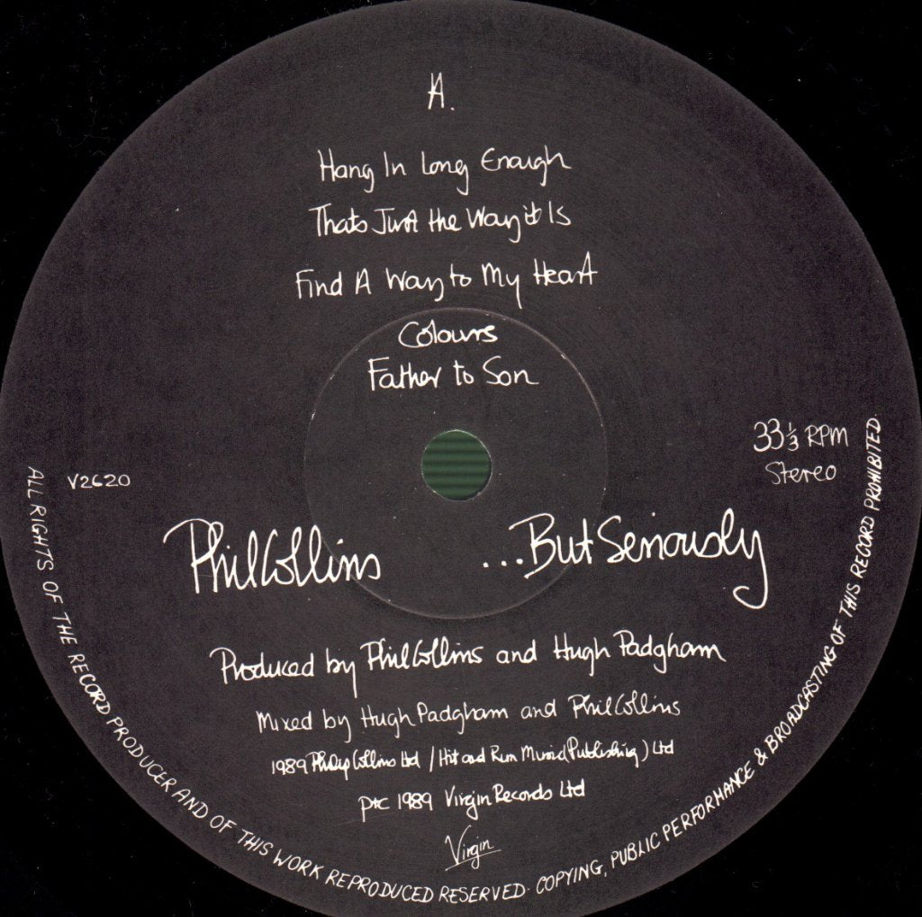 Phil Collins - But Seriously - Lp