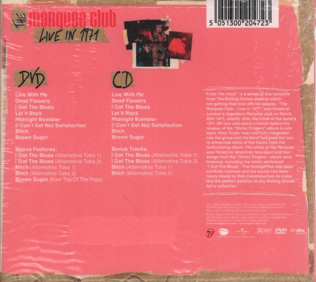 Rolling Stones - Marquee Club (Live In 1971) - Cd Set
