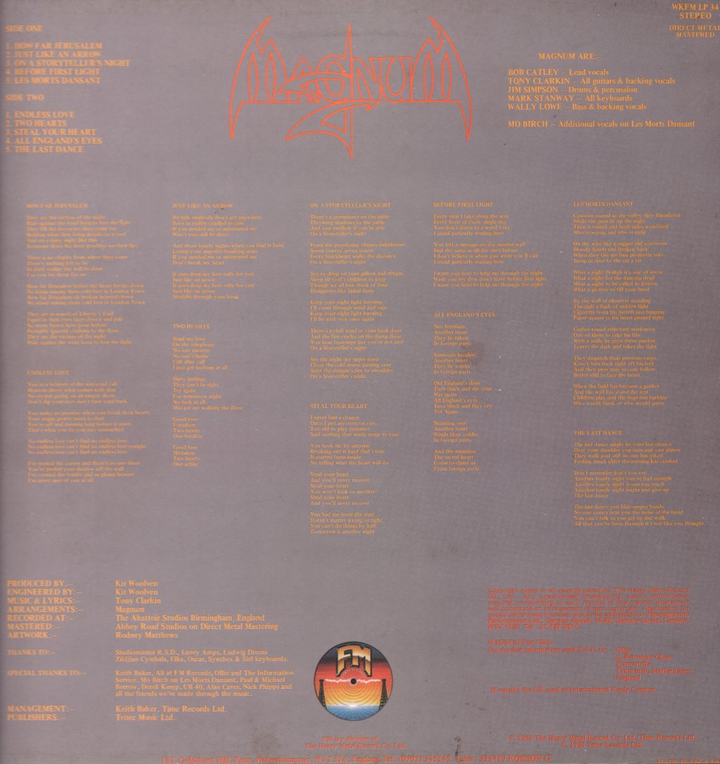 Magnum - On A Storyteller's Night - Lp