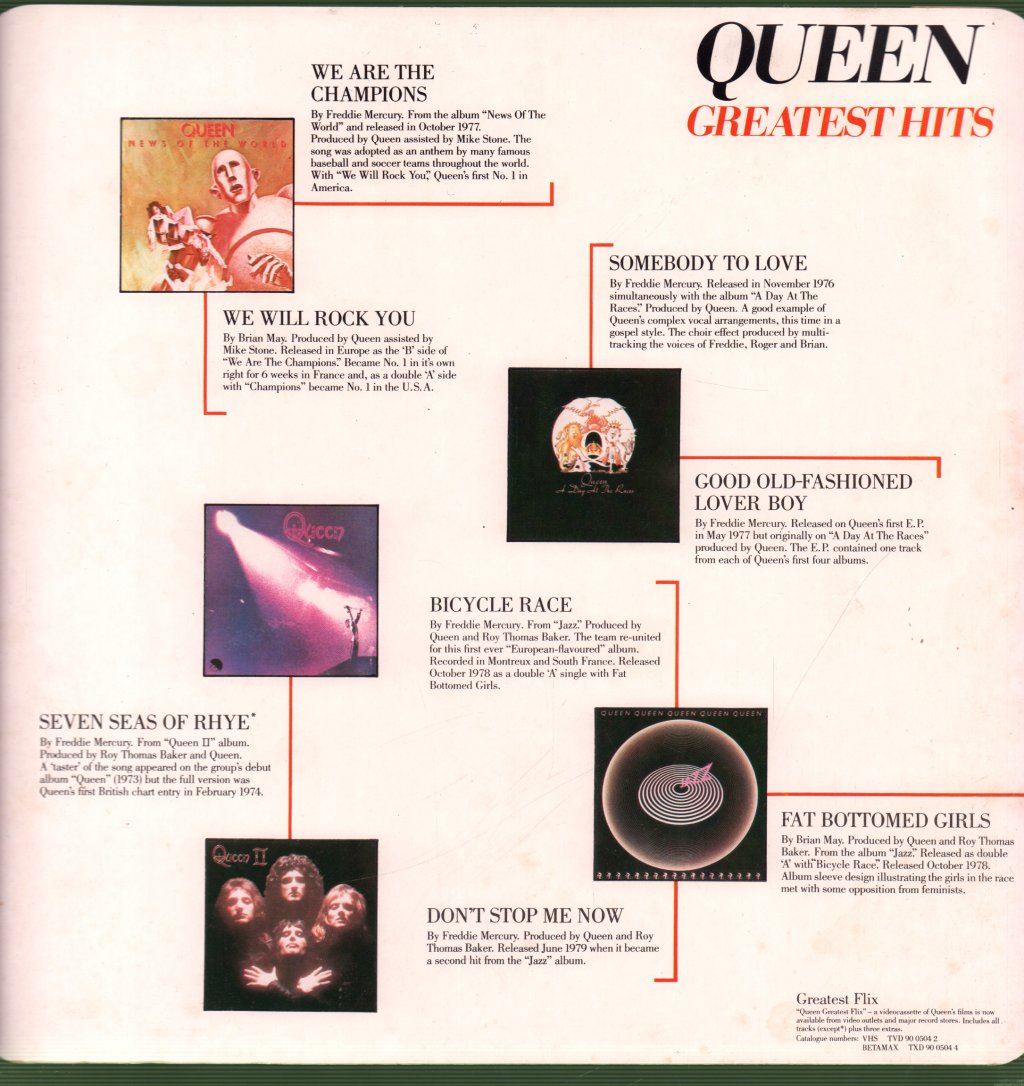 Queen - Greatest Hits - Lp