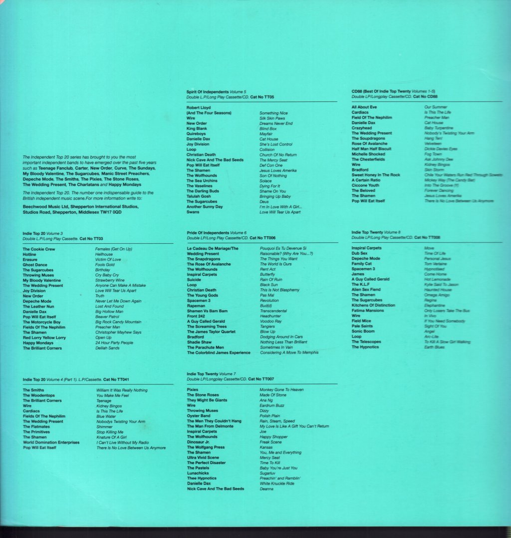 Various Artists - Independent 20 - Double Lp