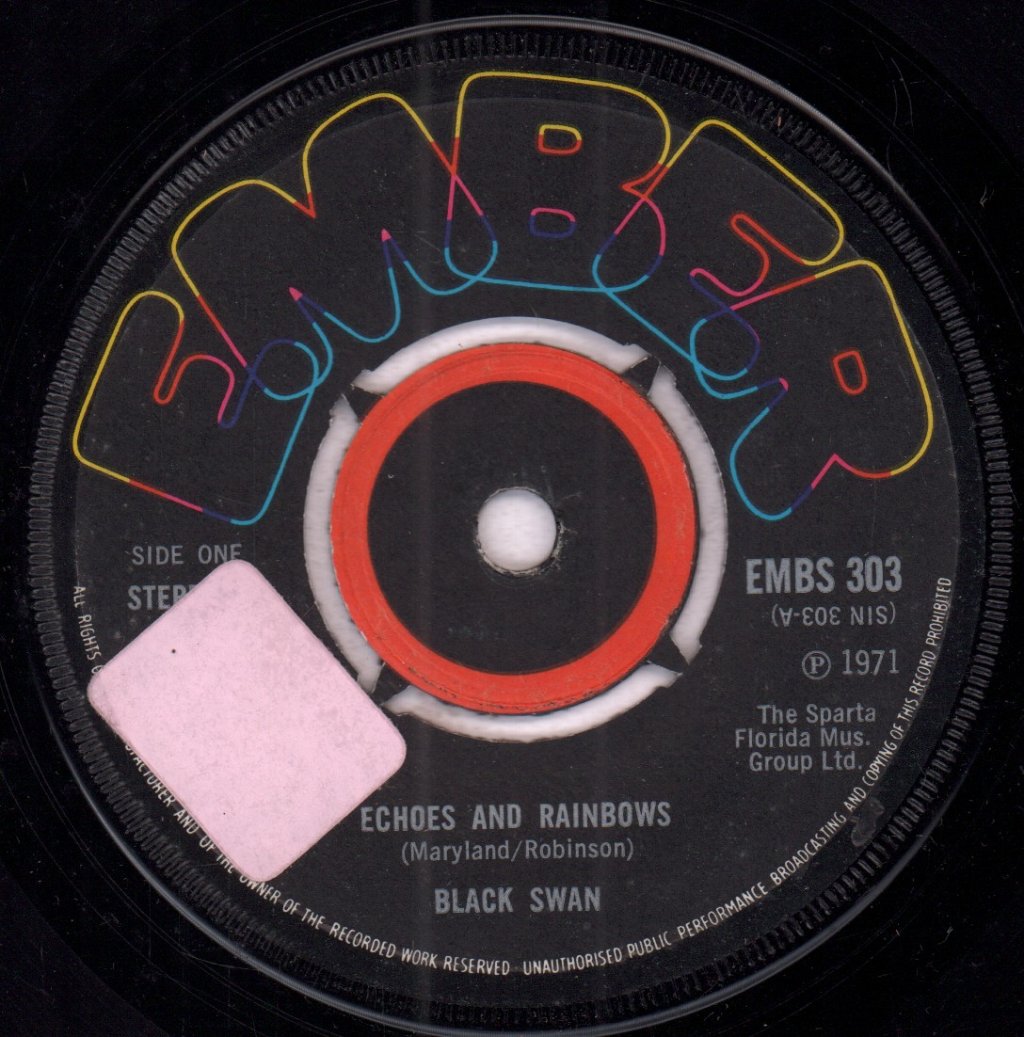 Black Swan - Echoes & Rainbows / Belong Belong - 7 Inch