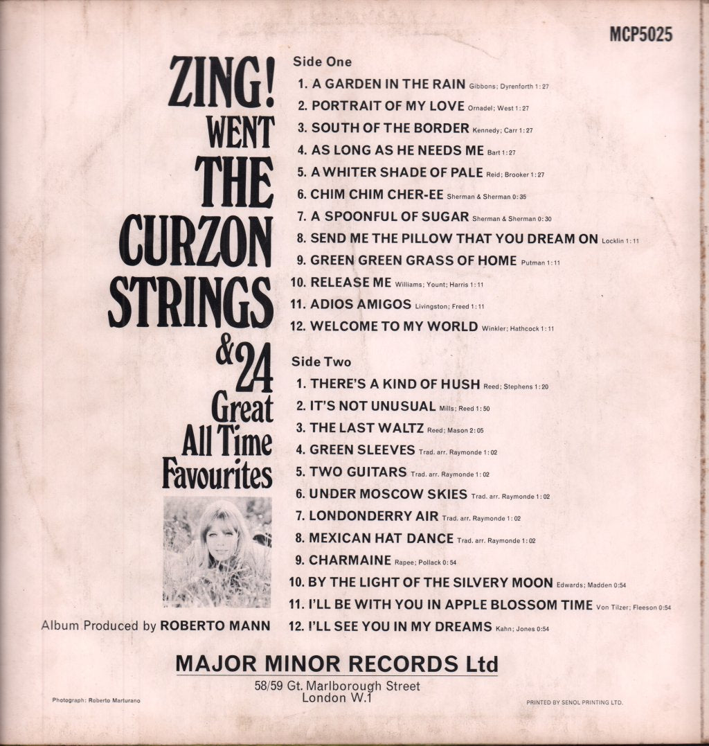 Curzon Strings - Zing Went The Curzon Strings - Lp