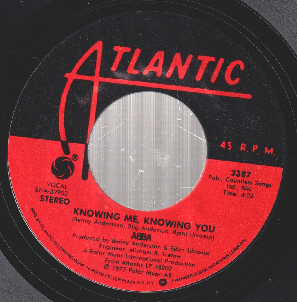 ABBA - Knowing Me, Knowing You - 7 Inch