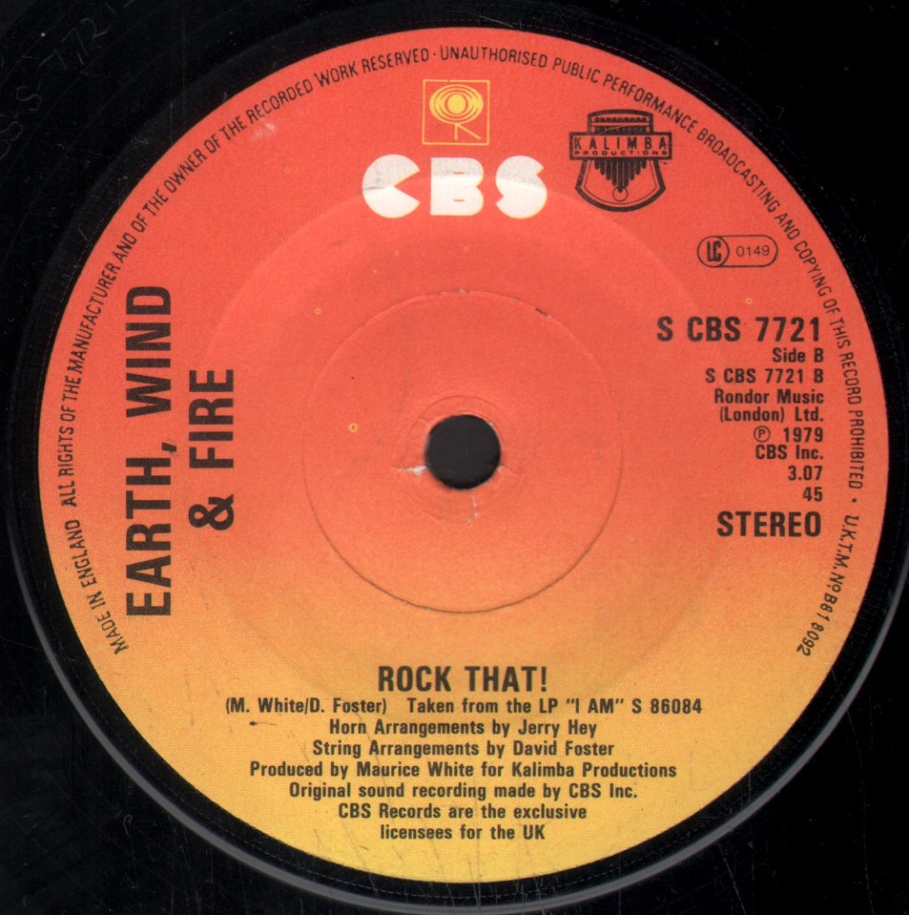 Earth Wind And Fire - After The Love Has Gone - 7 Inch