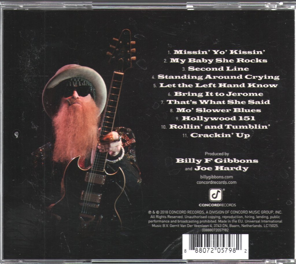 Billy Gibbons - Big Bad Blues - Cd