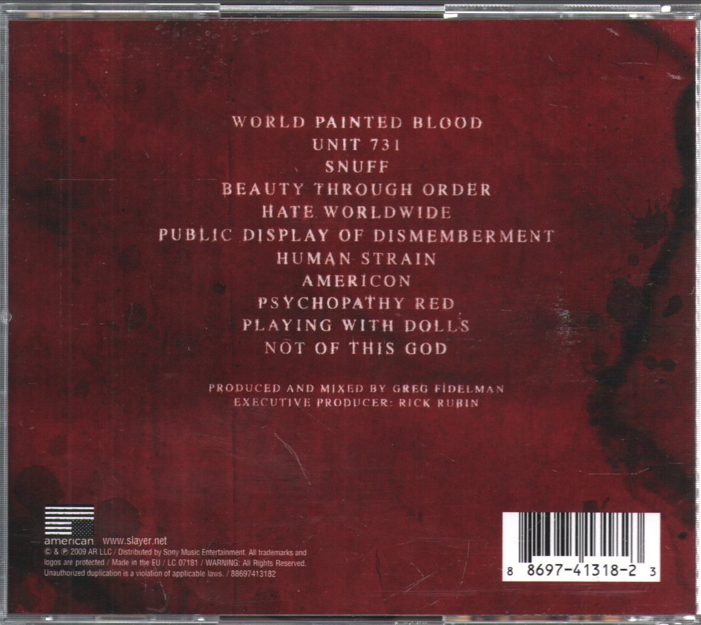 Slayer - World Painted Blood - Cd