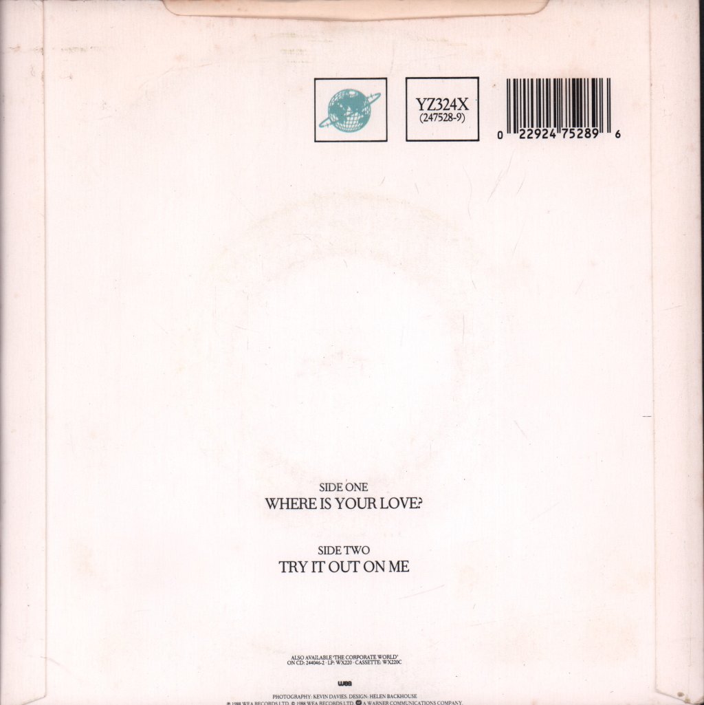 Gail Ann Dorsey - Where Is Your Love - 7 Inch