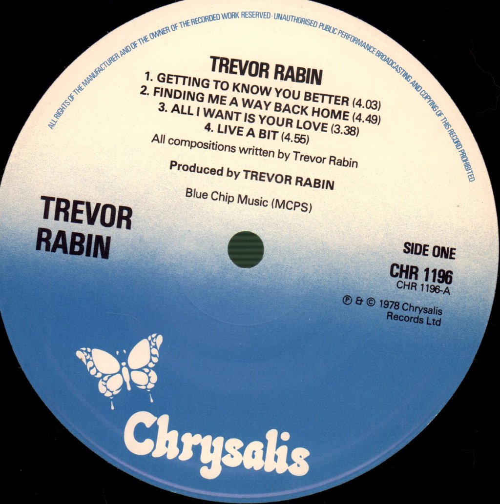 Trevor Rabin - Trevor Rabin - Lp