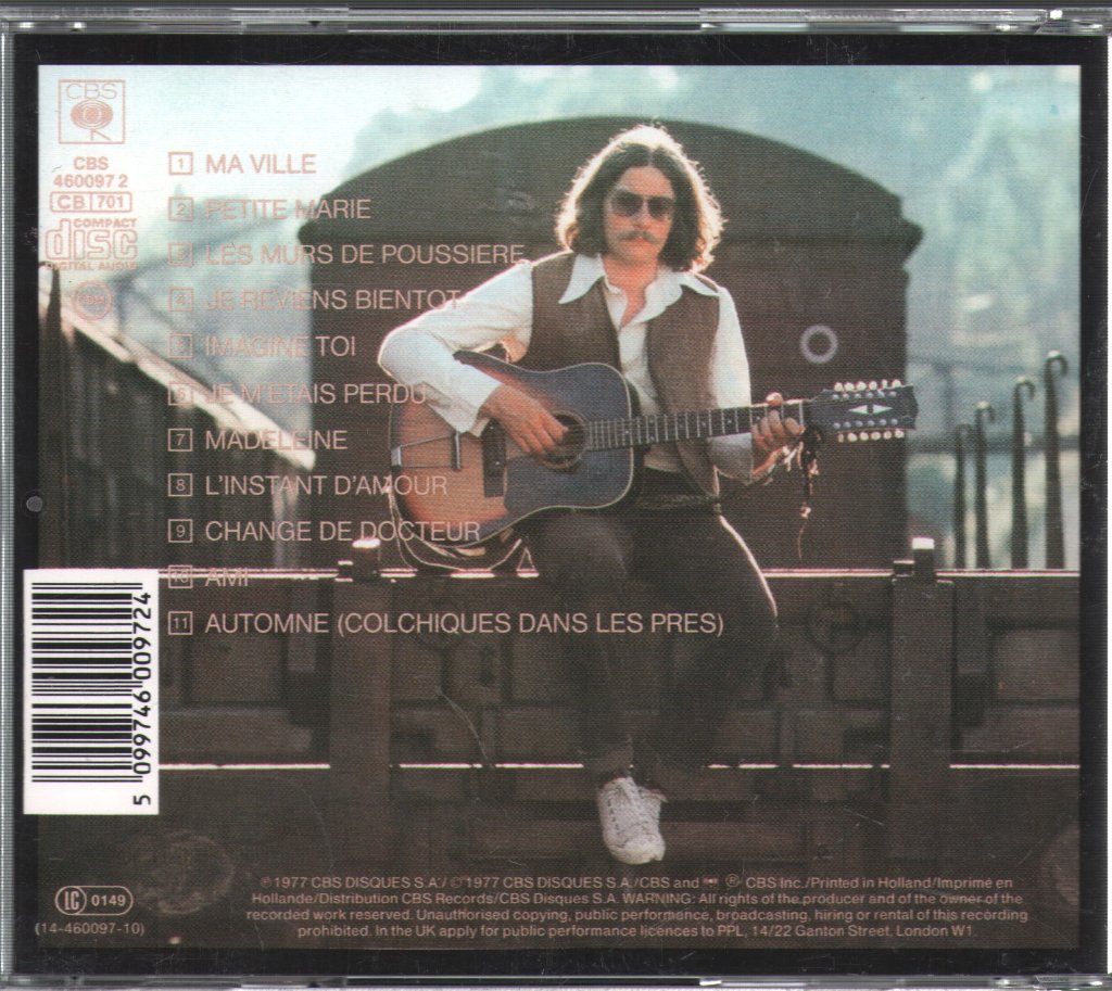 Francis Cabrel - Les Murs De Poussière - Cd