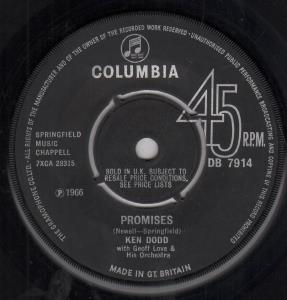 Ken Dodd - Promises - 7 Inch