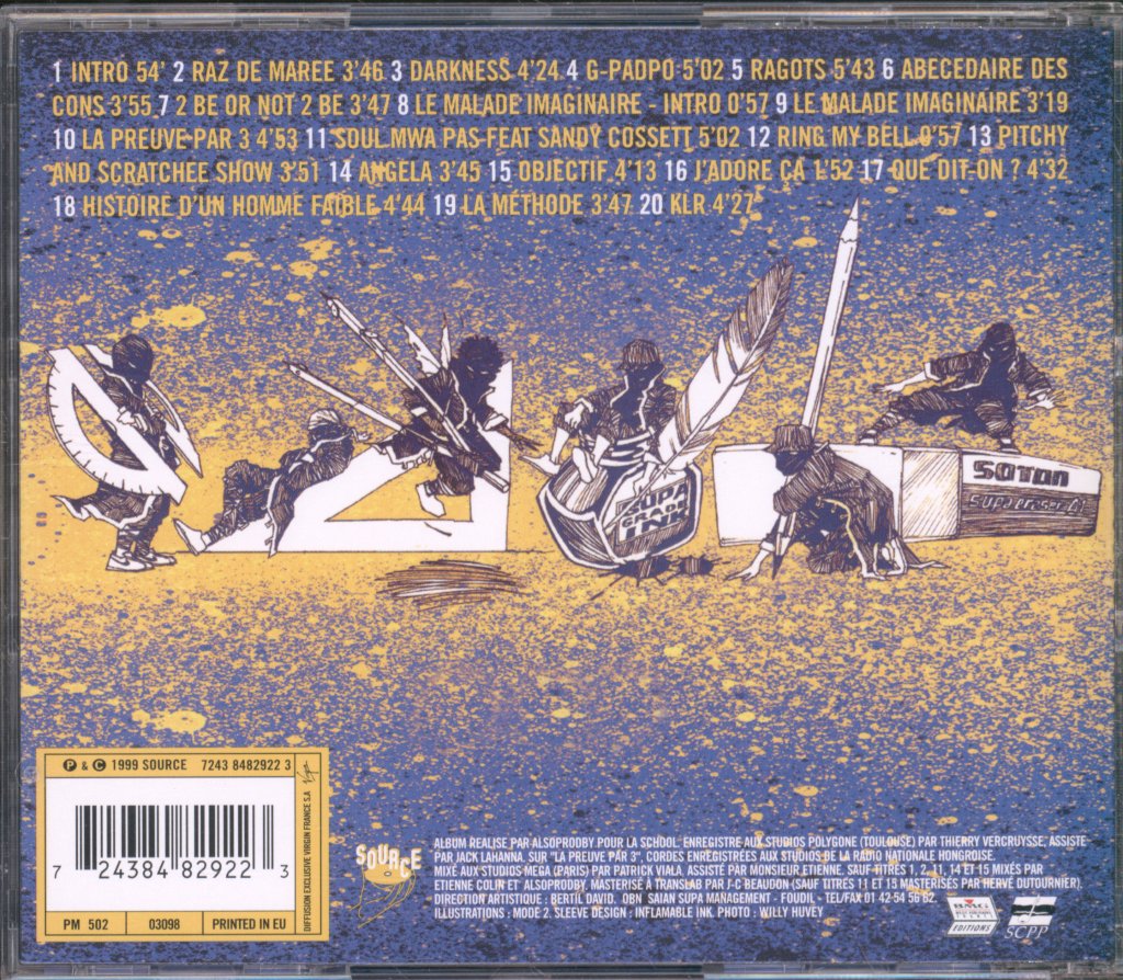 Saïan Supa Crew - KLR - Cd